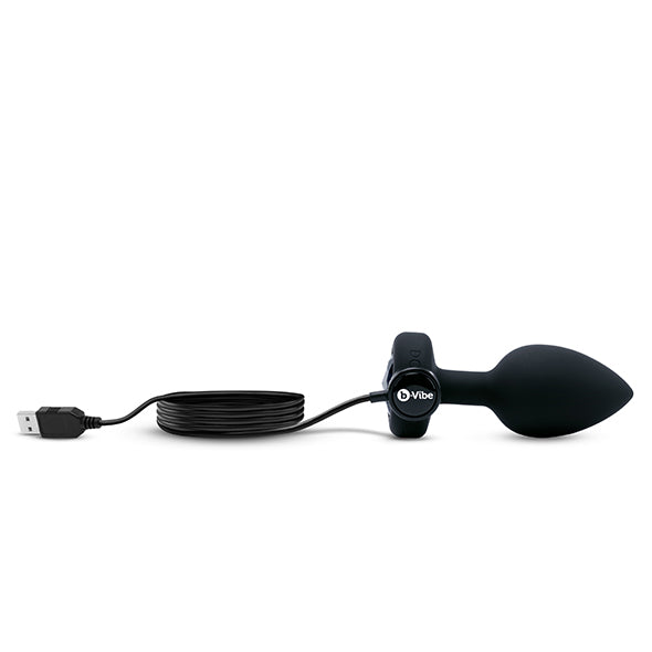 B-Vibe - Plug Bijoux Vibrant M/L Noir