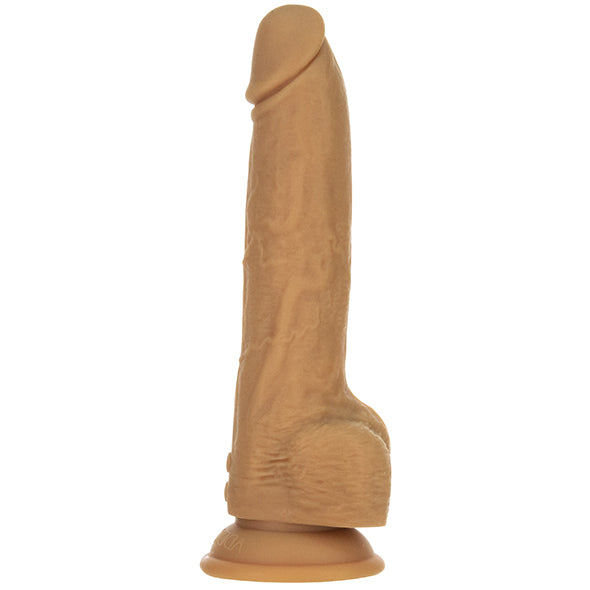 Naked Addiction - Thrusting Dong mit Fernbedienung 23 cm Karamell