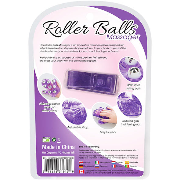 PowerBullet - Roller Balls Massager Paars