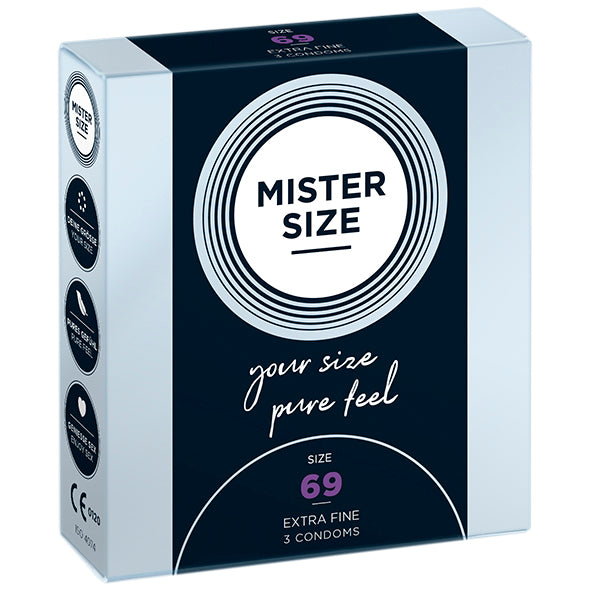 Mister Size - Lot de 3 préservatifs 69 mm