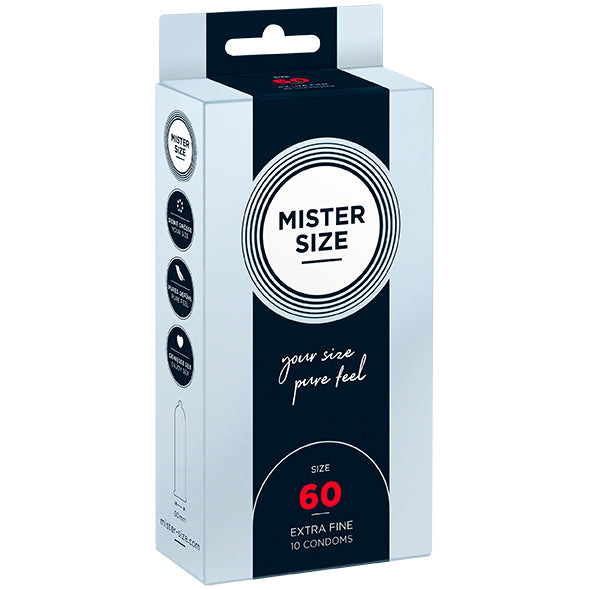 Mister Size - 60 mm Condooms 10 Stuks