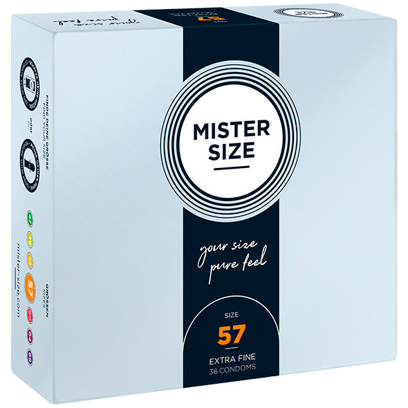 Mister Size - Préservatifs 57 mm 36 pièces