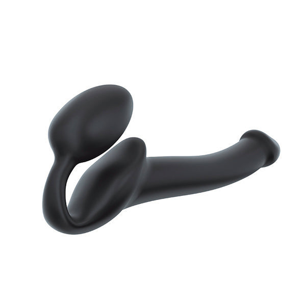 Strap-On-Me - Halbrealistischer flexibler Strap-On Schwarz XL