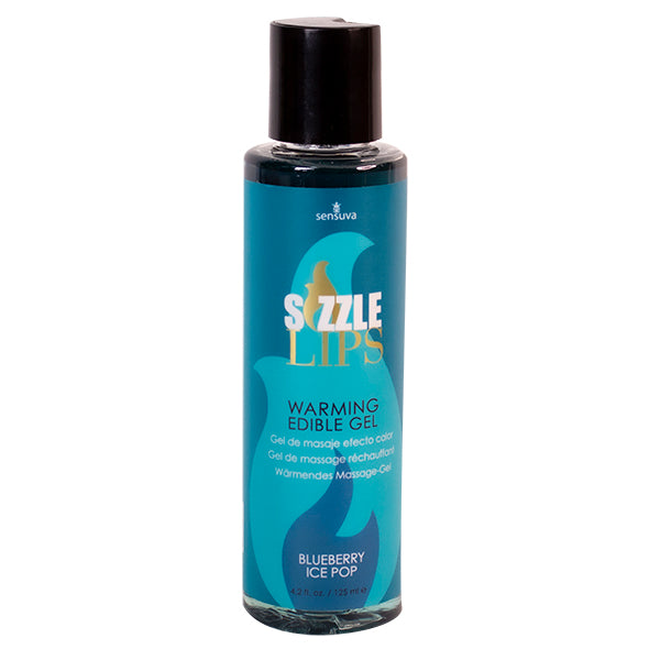 Sensuva - Gel comestible réchauffant les lèvres Sizzle Blueberry Ice 125 ml