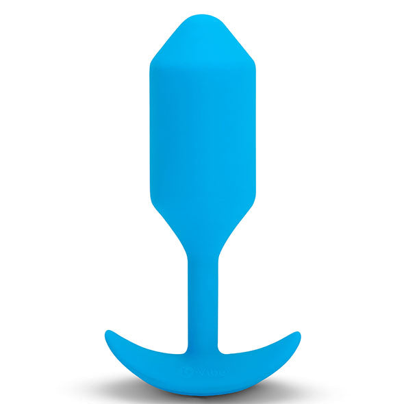 B-Vibe - Vibrierender Snug Plug 3 (L) Blau