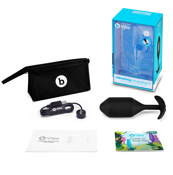 B-Vibe - Snug Plug Vibrant 5 (XXL) Noir