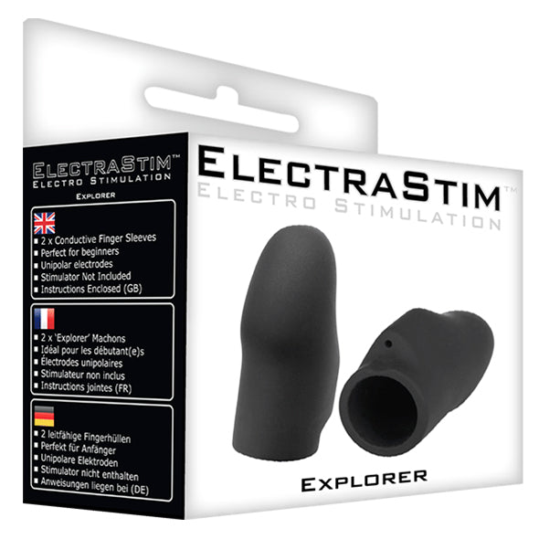 ElectraStim - Silicone Noir Explorer Finger Sleeves