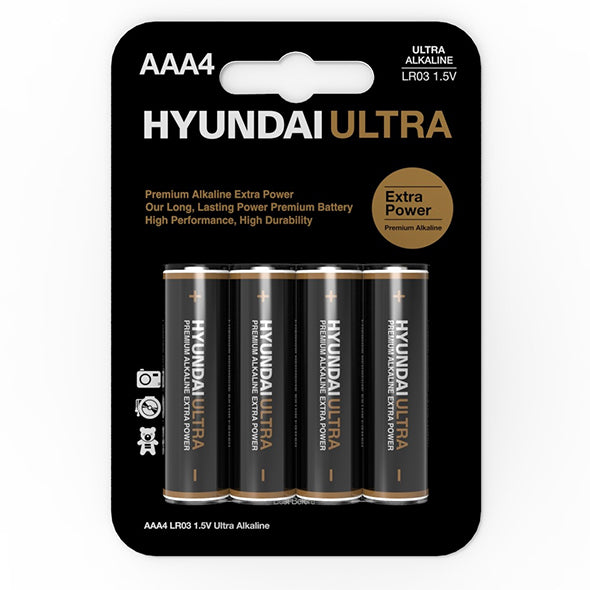 Super Alkaline AAA Batterijen 4 st.
