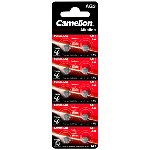 Pile bouton LR41 10 pièces.