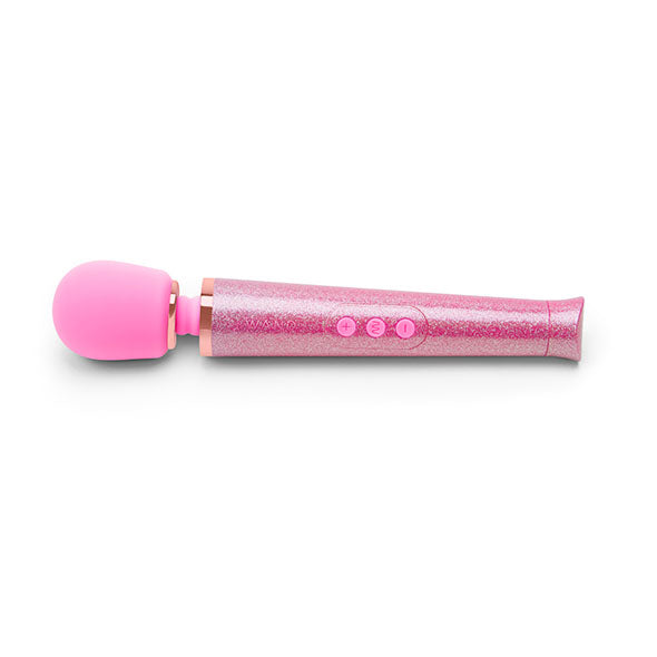 Le Wand - Petite All That Glimmers Wiederaufladbares vibrierendes Massagegerät Pink