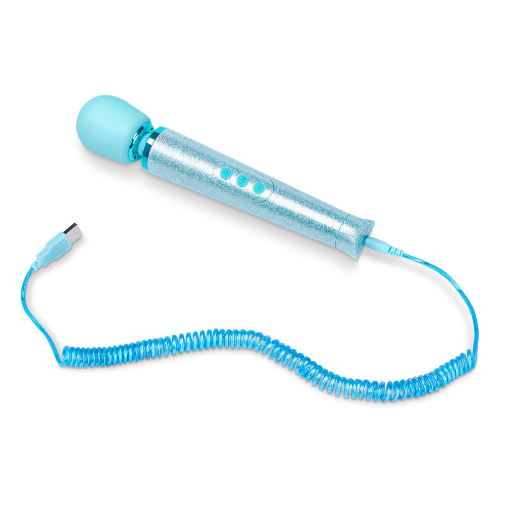 Le Wand - Petite All That Glimmers Oplaadbare Vibrerende Massager Blauw