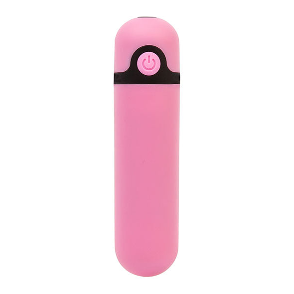 PowerBullet - Wiederaufladbare vibrierende Kugel 10 Modi Pink