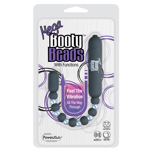 PowerBullet - Mega Booty Beads avec 7 Positions Gris