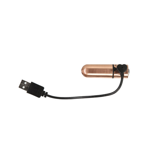 PowerBullet - First Class Mini Bullet mit Crystal 9 Position Rose Gold