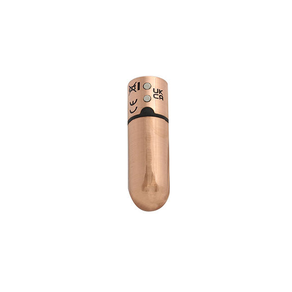 PowerBullet - First Class Mini Bullet mit Crystal 9 Position Rose Gold