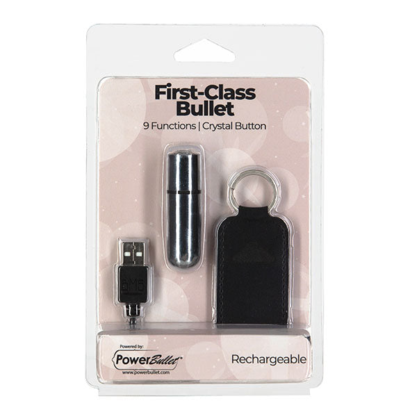 PowerBullet - Erstklassiges Mini-Geschoss mit Crystal 9 Position Silver
