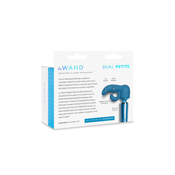 Le Wand - Petite Dual Weighted Silicone Attachment