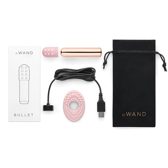 Le Wand - Wiederaufladbarer Vibrator Bullet in Roségold