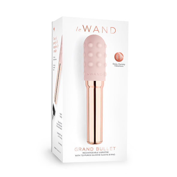 Le Wand - Vibromasseur rechargeable Grand Bullet Or rose
