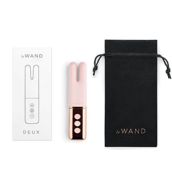 Le Wand - Wiederaufladbarer Vibrator mit zwei Motoren in Roségold