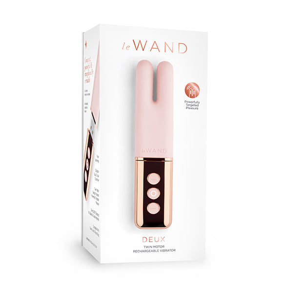 Le Wand - Wiederaufladbarer Vibrator mit zwei Motoren in Roségold