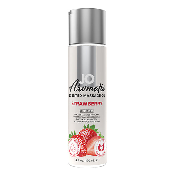 System JO - Aromatix Duftendes Massageöl Erdbeere 120 ml