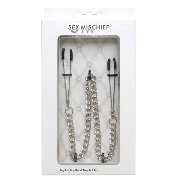 Sportsheets - Sex &amp;amp; Mischief Tug on my Heart Nipple Clips