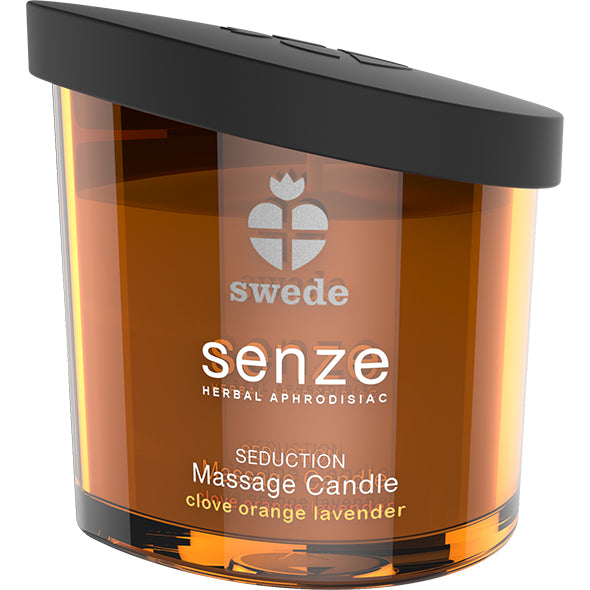 Swede - Senze Seduction Bougie de Massage Clou de Girofle Orange Lavande 50 ml
