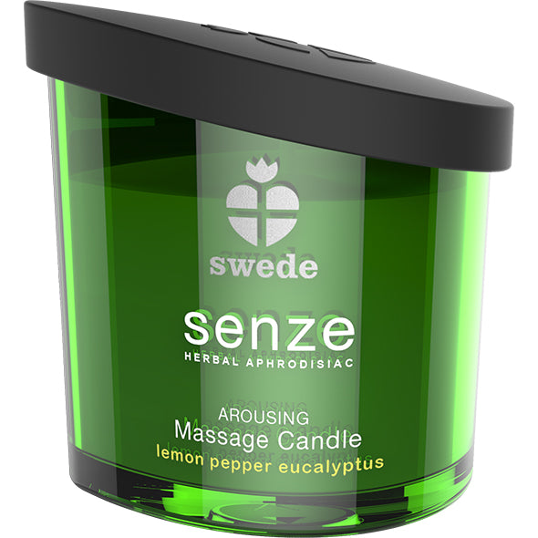 Swede - Senze Arousing Massagekerze Zitrone Pfeffer Eukalyptus 50 ml