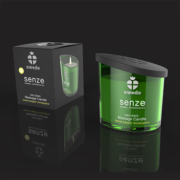 Swede - Senze Arousing Massage Candle Lemon Pepper Eucalyptus 50 ml