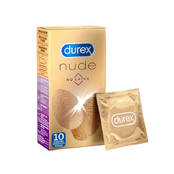 Durex - Préservatifs Nude Sans Latex 10 pcs.