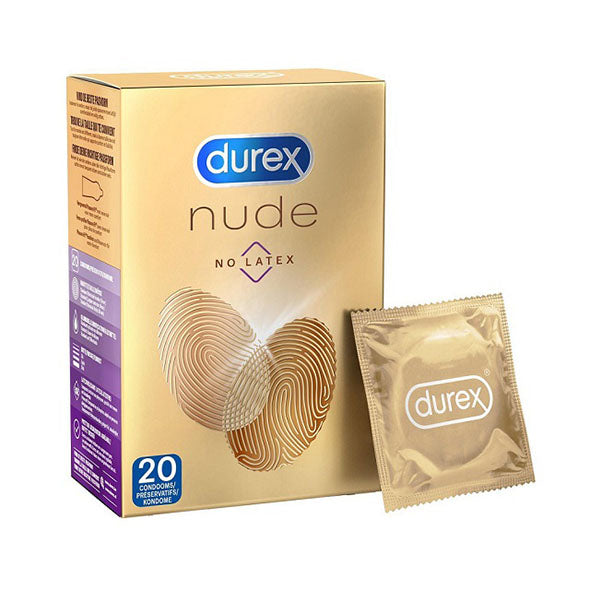 Durex - Préservatifs Nude Sans Latex 20 pcs.