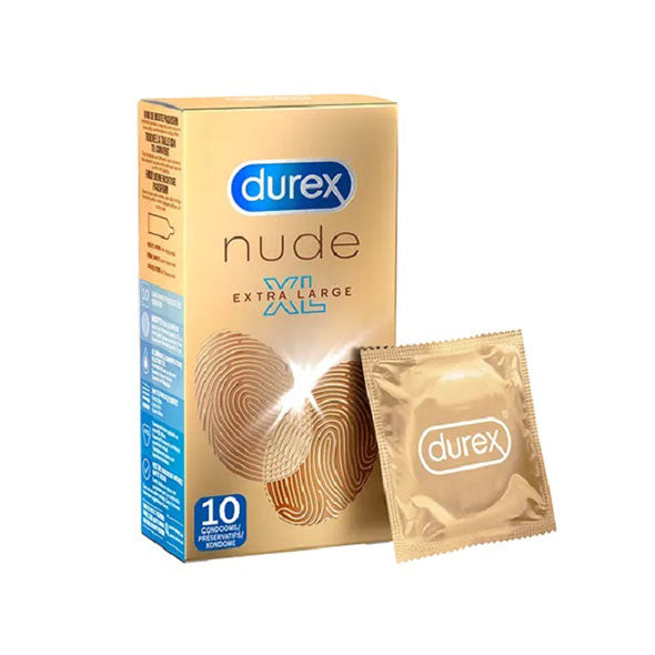 Durex - Préservatifs Nude XL 10 pcs.