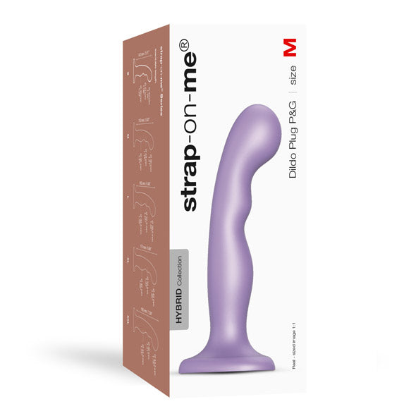 Strap-On-Me - Dildo Plug P&amp;G Metallic Lilac M