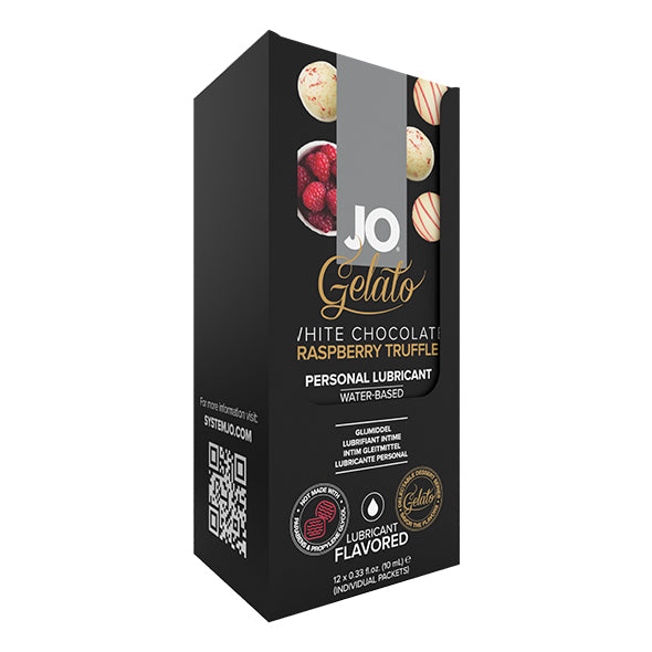 System JO - Folienverpackung Displaybox Gelato Weiße Schokolade Himbeere
