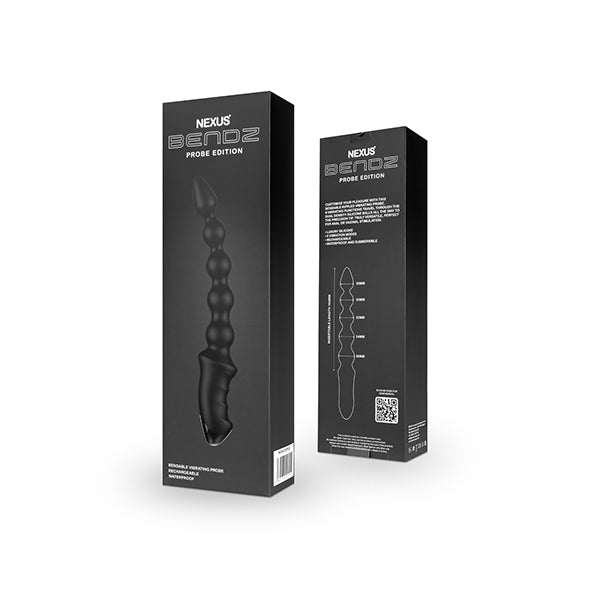 Nexus - Bendz Bendable Vibrator Anal Probe Edition Zwart