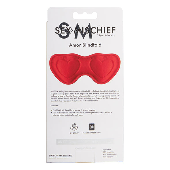 Sportsheets - Sex &amp; Mischief Amor Blindfold