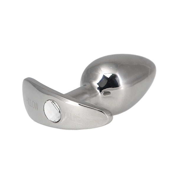 Pillow Talk - Sneaky Stainless Steel Butt Plug met Swarovski Kristal