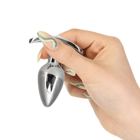 Pillow Talk - Sneaky Stainless Steel Butt Plug met Swarovski Kristal