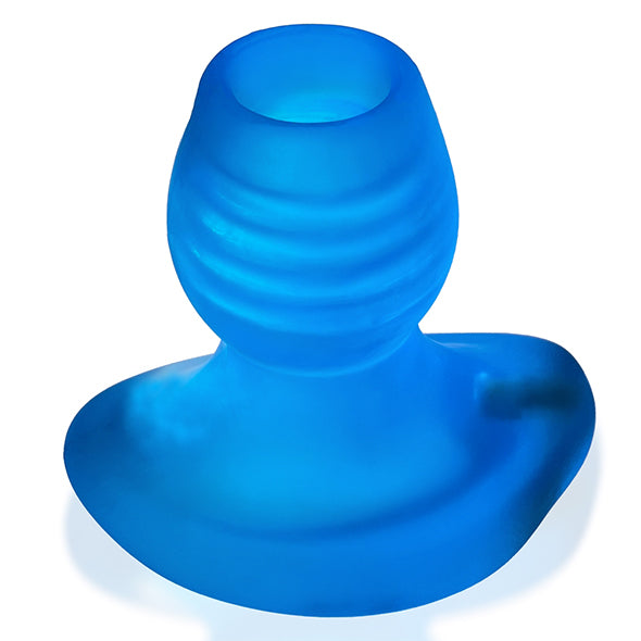 Oxballs - Glowhole-1 Hohler Buttplug mit LED-Einsatz Blue Morph Small