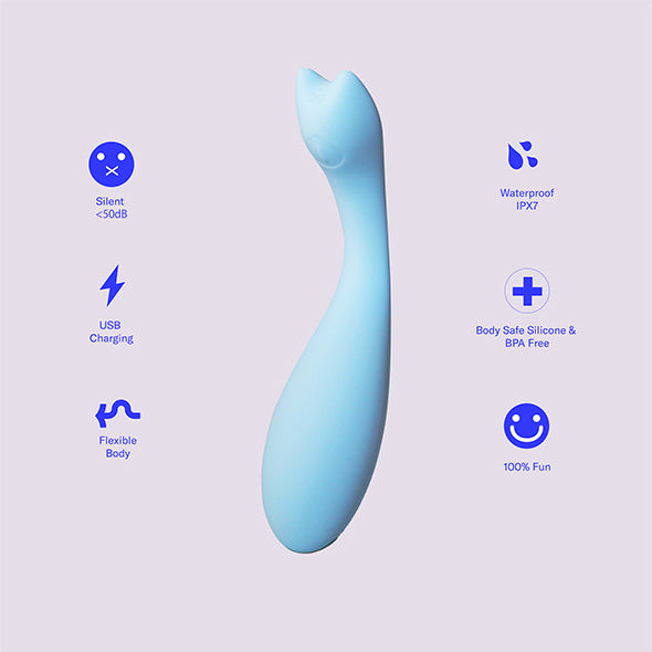 The Oh Collective - Kit Vaginal & G-Spot Vibrator Blauw