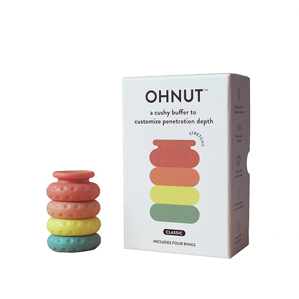 Ohnut – Klassische weiche Pufferringe (4er-Set) Pride Rainbow