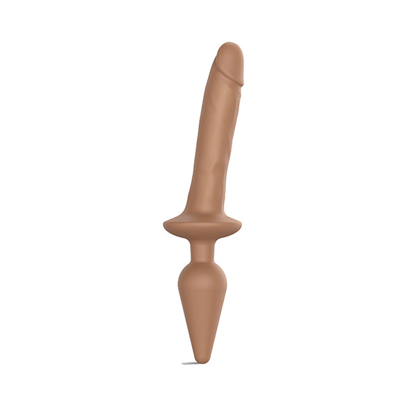 Strap-On-Me - Switch Plug-in Realistischer Dildo Karamell S