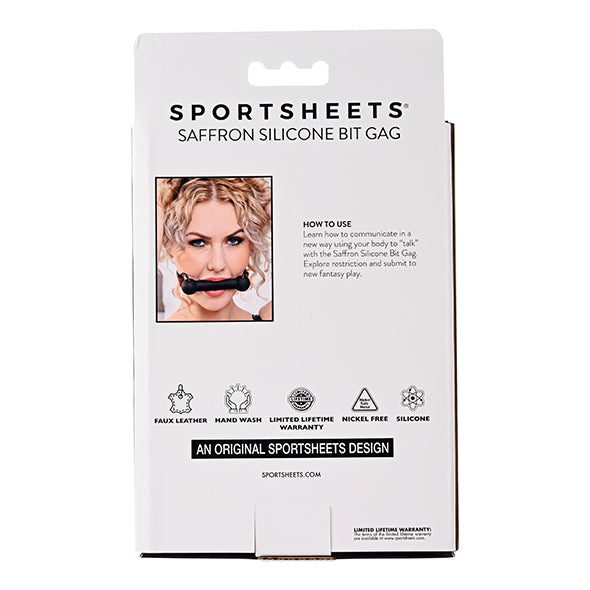 Sportssheets - Saffron Bitknebel aus Silikon