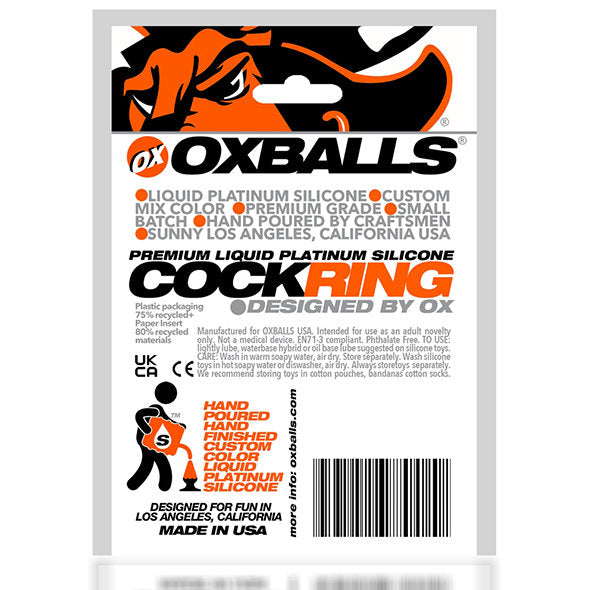 Oxballs - Cock-Lug geschlungener Cockring Schwarz