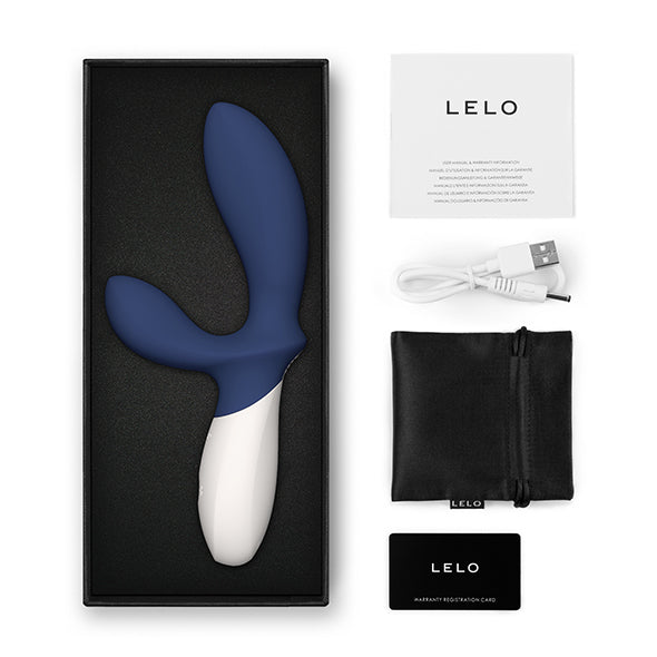 Lelo - Base de masseur de prostate vibrant Loki Wave 2 Bleu
