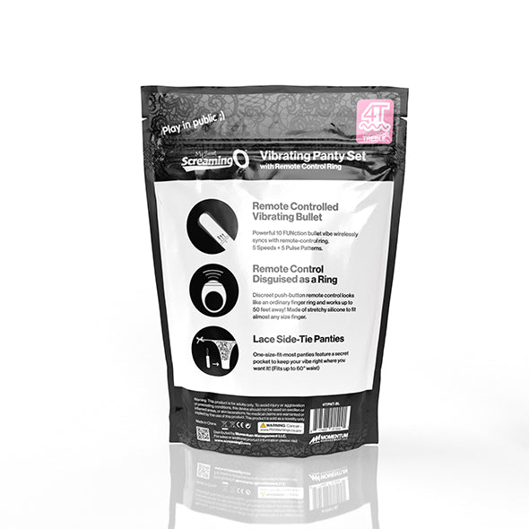 The Screaming O - Mein geheimer Screaming O 4T Panty Vibe Schwarz