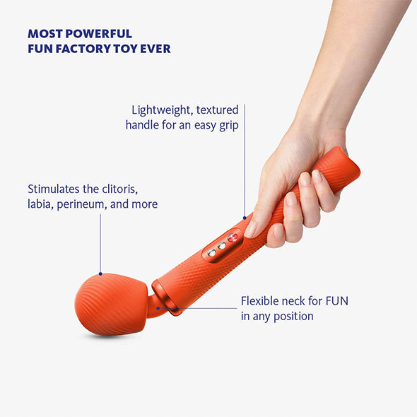 Fun Factory - Vim Weighted Rumble Wand Oranje