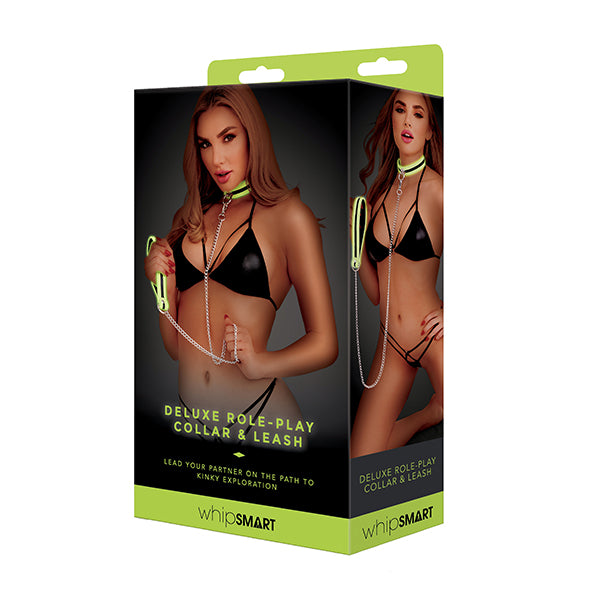 Whipsmart - Collier et laisse phosphorescents