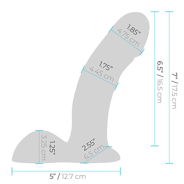 Pegasus - 6.5” Realistic SIlicone Dildo With Balls and Harness Included